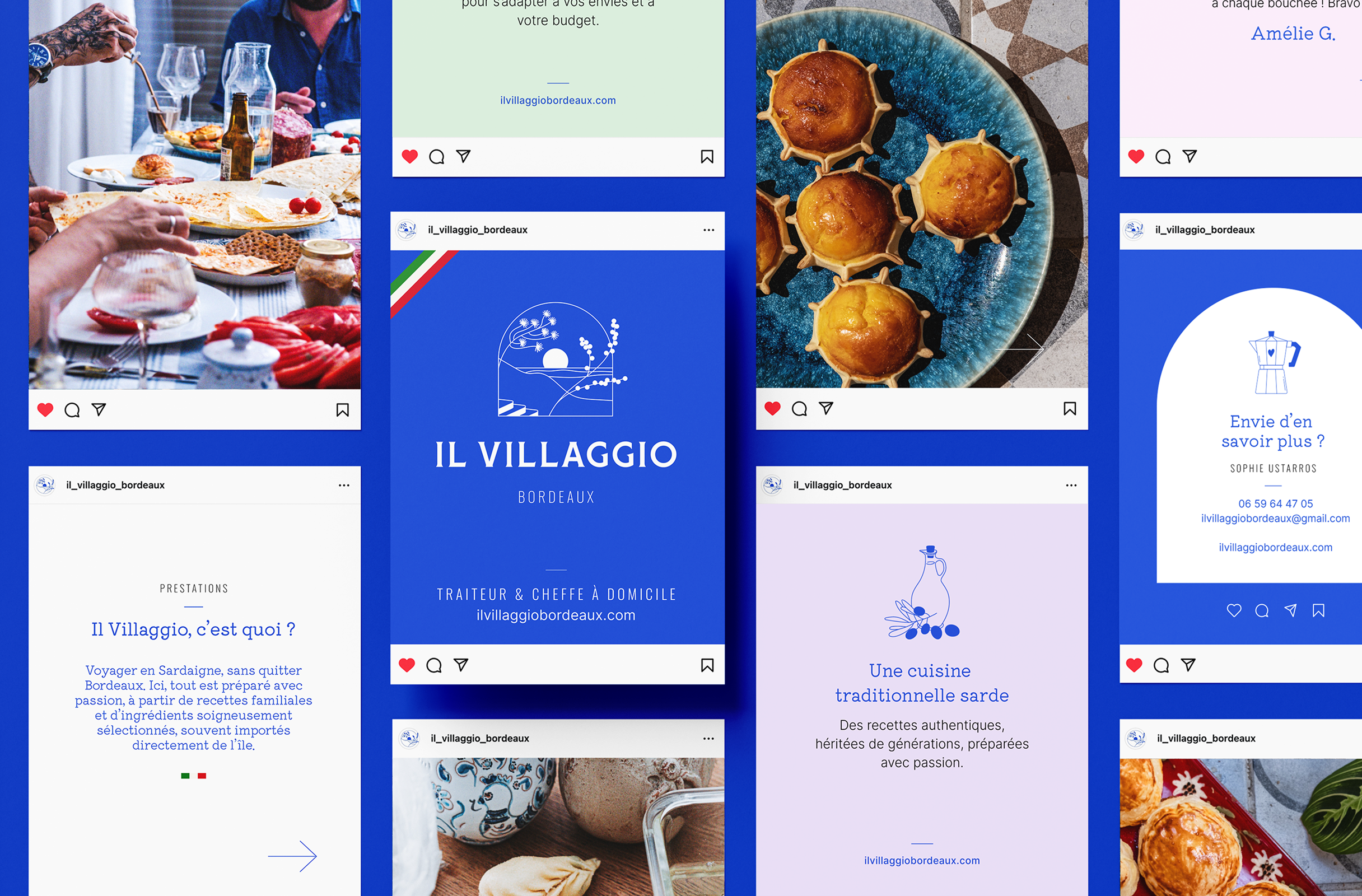 Publications instagram pour Il Villaggio