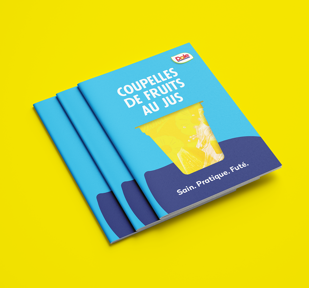 Couverture (et sa découpe) de la brochure Dole