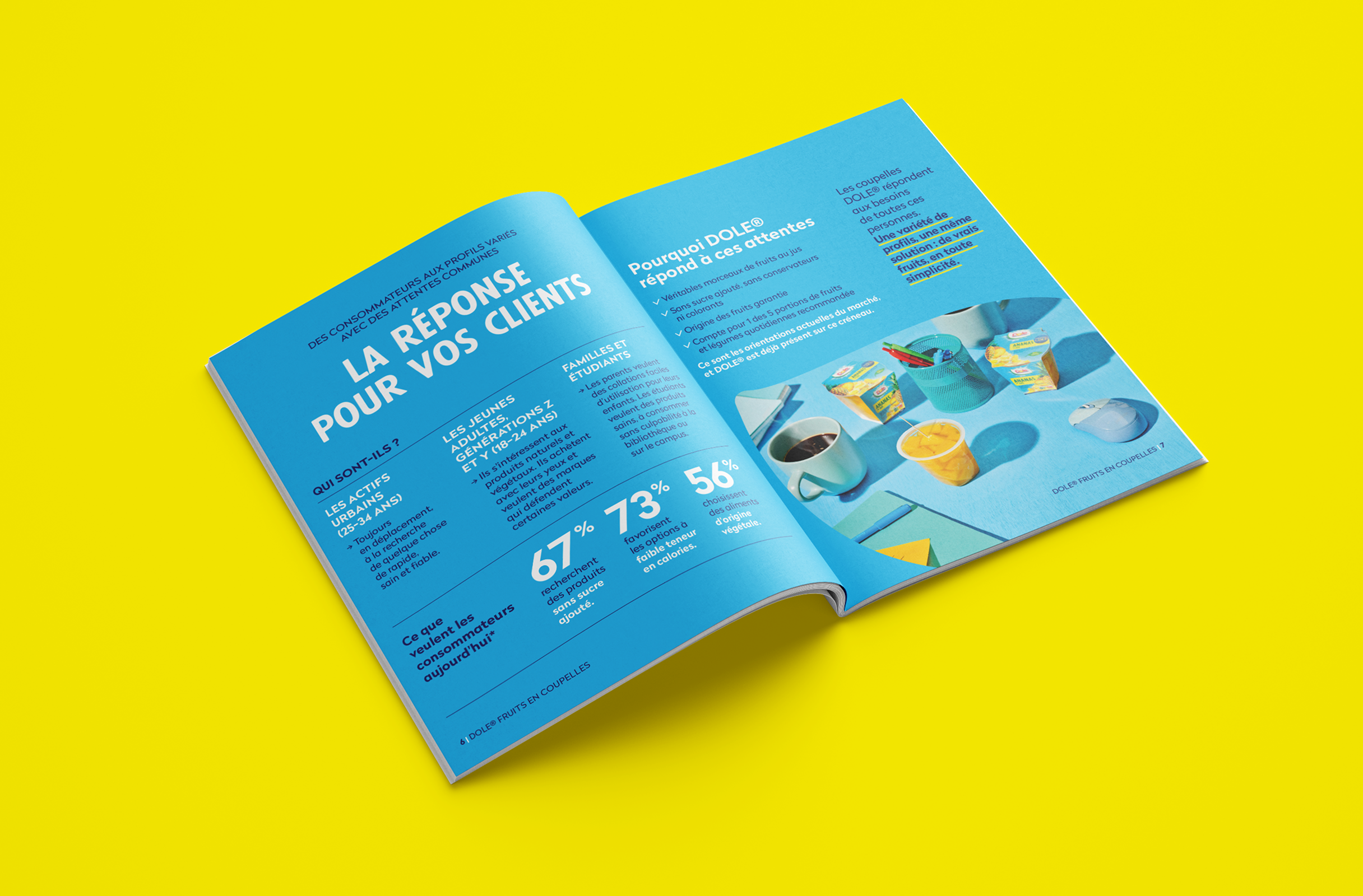 Pages intérieures de la brochure Dole