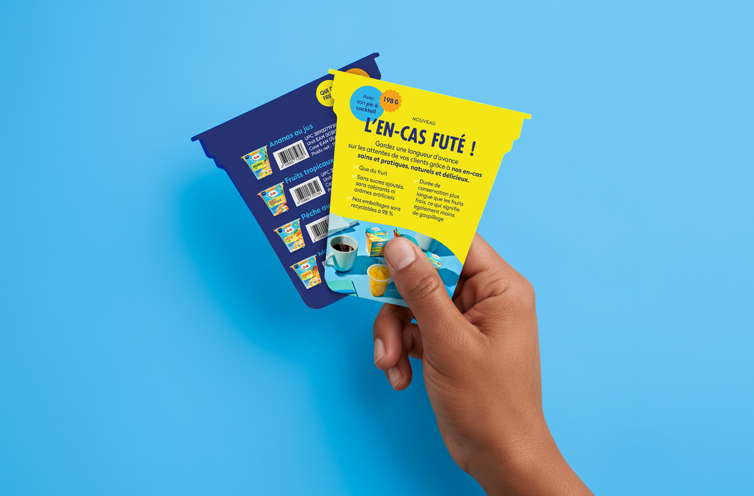 Flyer pour Dole, forme de découpe coupelle